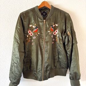 Embroidered Bomber Jacket
